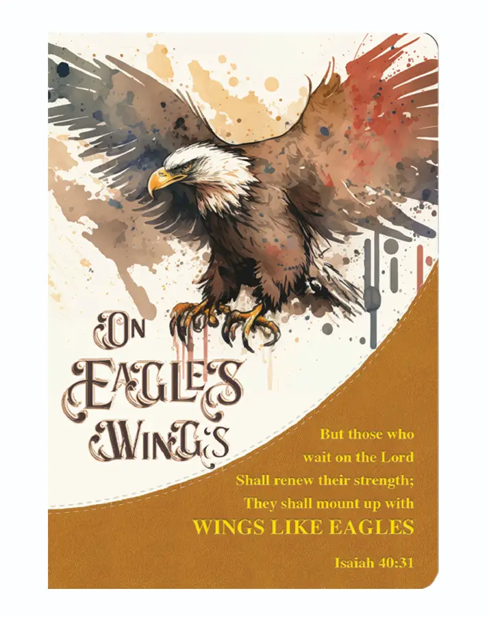 Luxleather journal On eagles wings