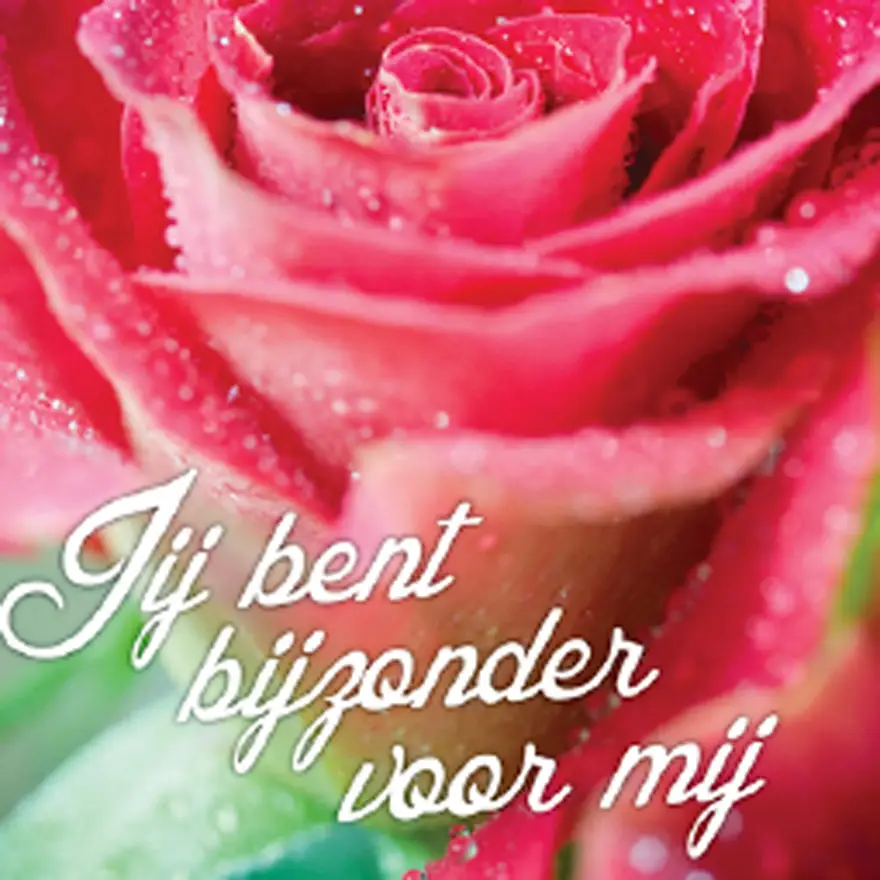 Kadokaartje je bent bijzonder voor mij