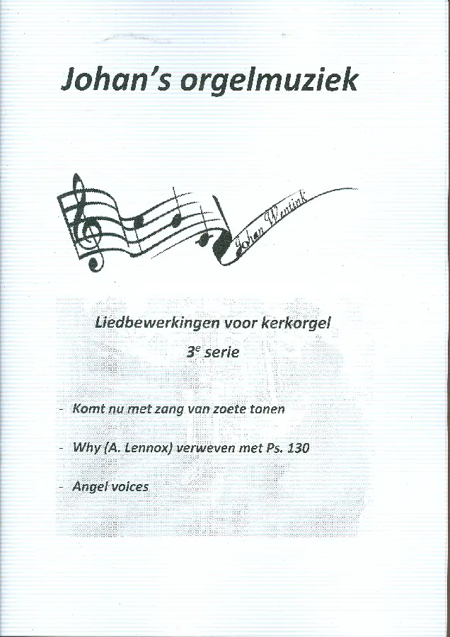 Liedbewerking serie 3 voor orgel