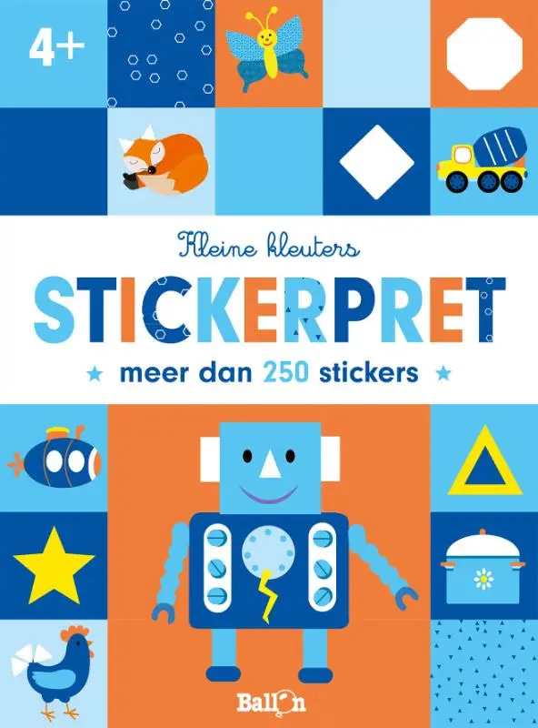 Stickerpret robot  4+