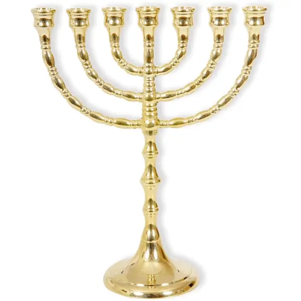 Menorah 24.5cm goudkleur
