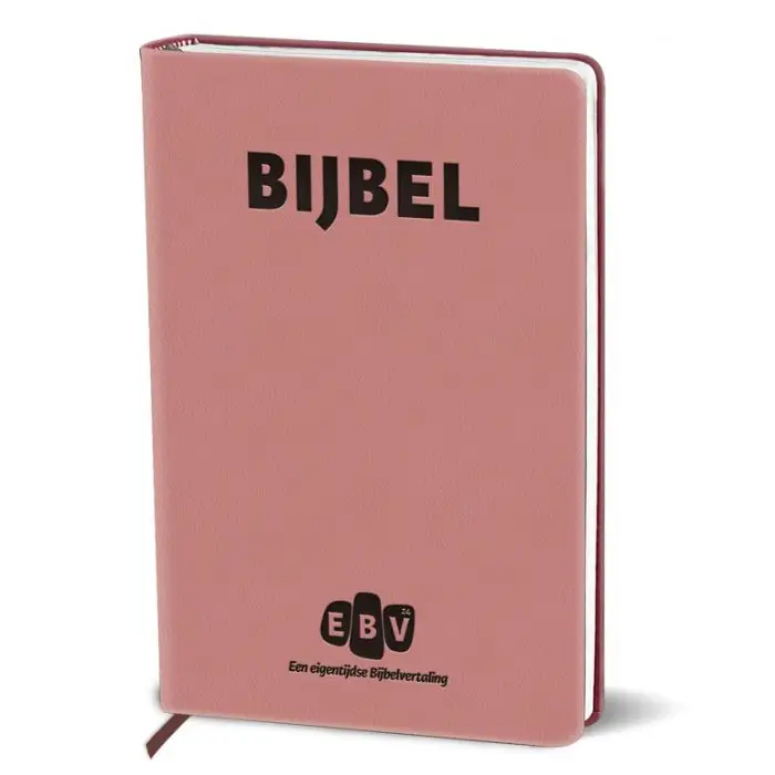 EBV24 - Luxe roze bijbel