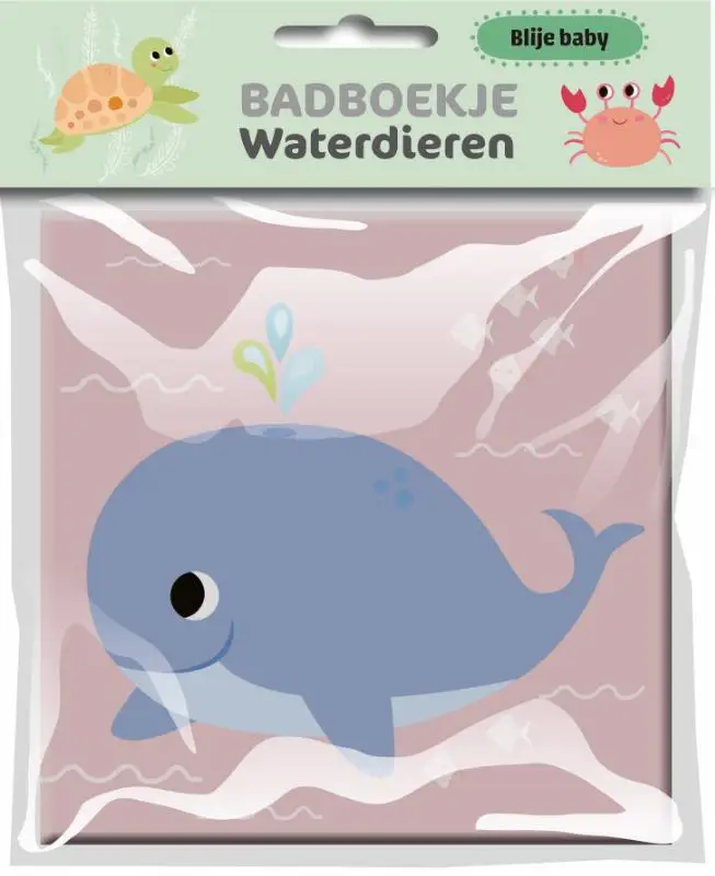 Blije baby waterdieren badboekje