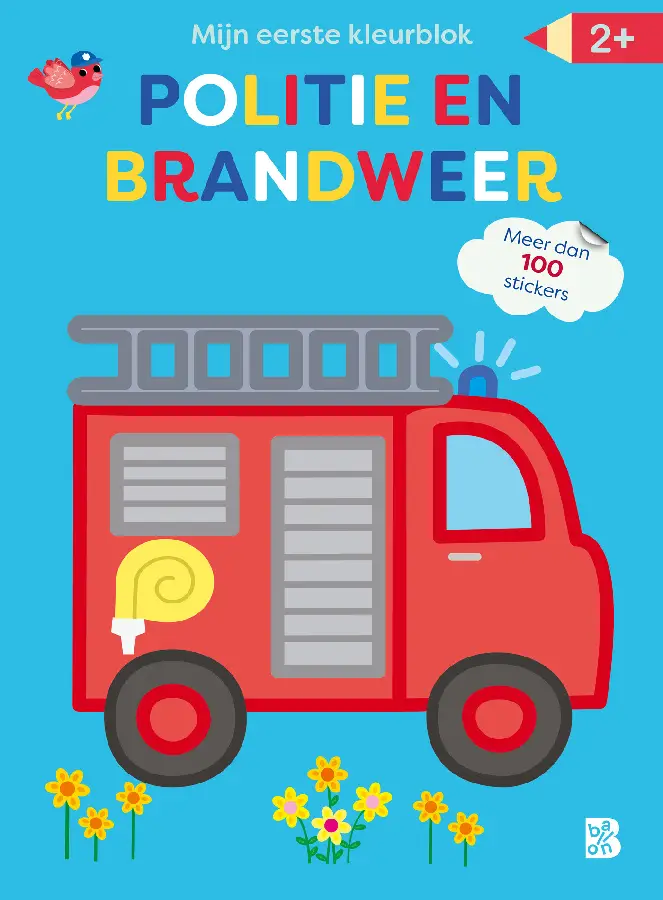 Mijn eerste kleurblok: Politie en brandw