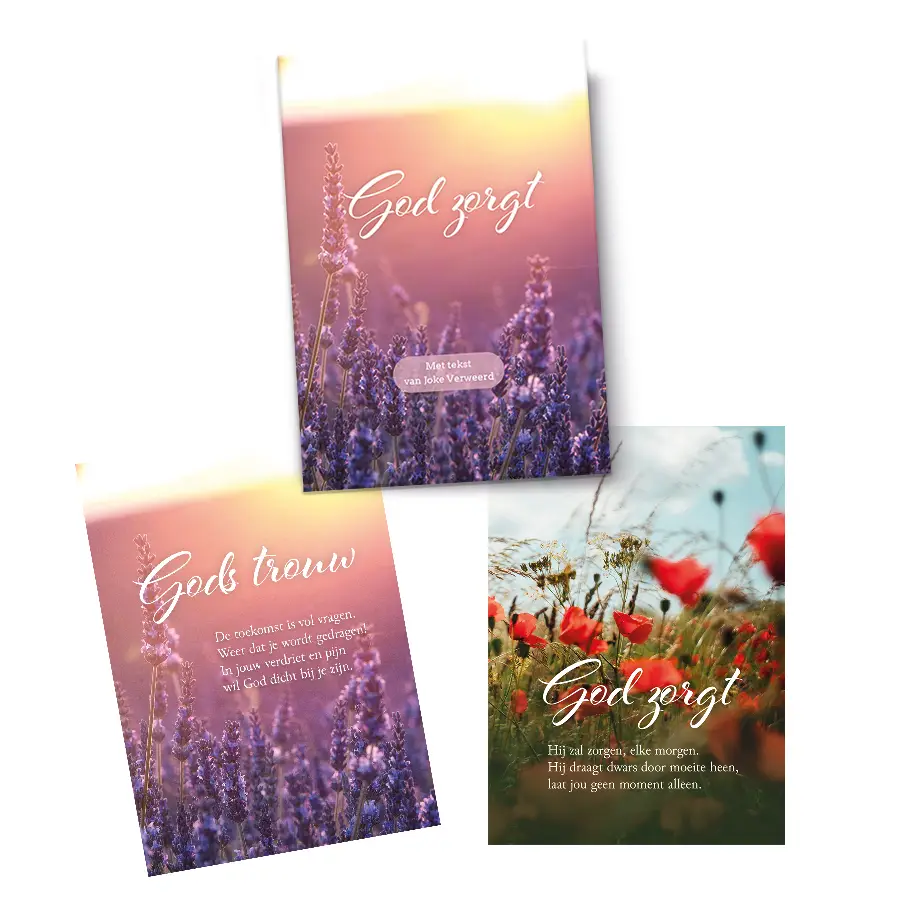 Mapje Notecards Gods trouw ( 2 x 4)