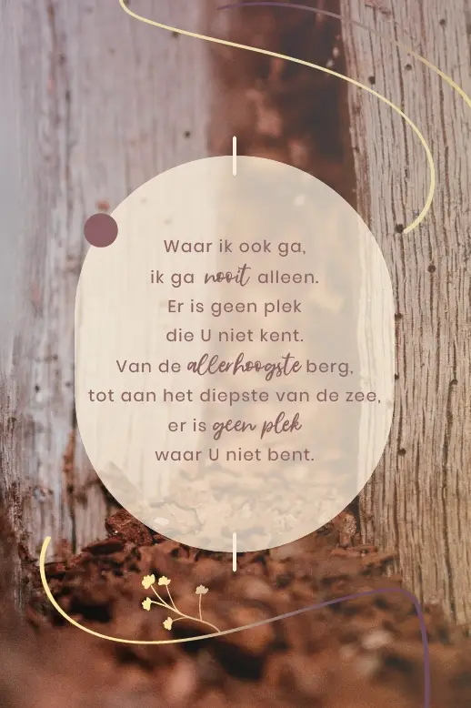 Enkele Kaart Geen plek waar U niet bent