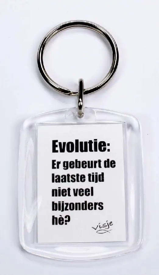 Sleutelhanger evolutie er gebeurt de laa