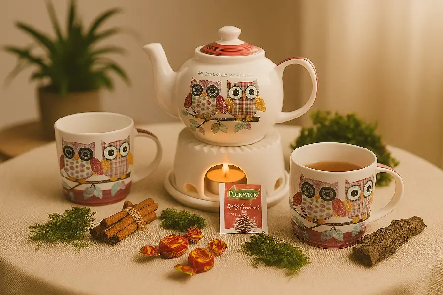 Theepot uil God houdt van je zoals je be