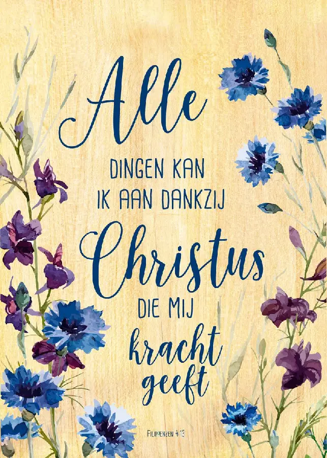 Alle dingen kan ik aan-Fil.4:13