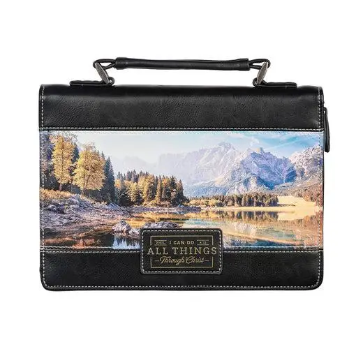 Through Christ Scenic Mountain Black