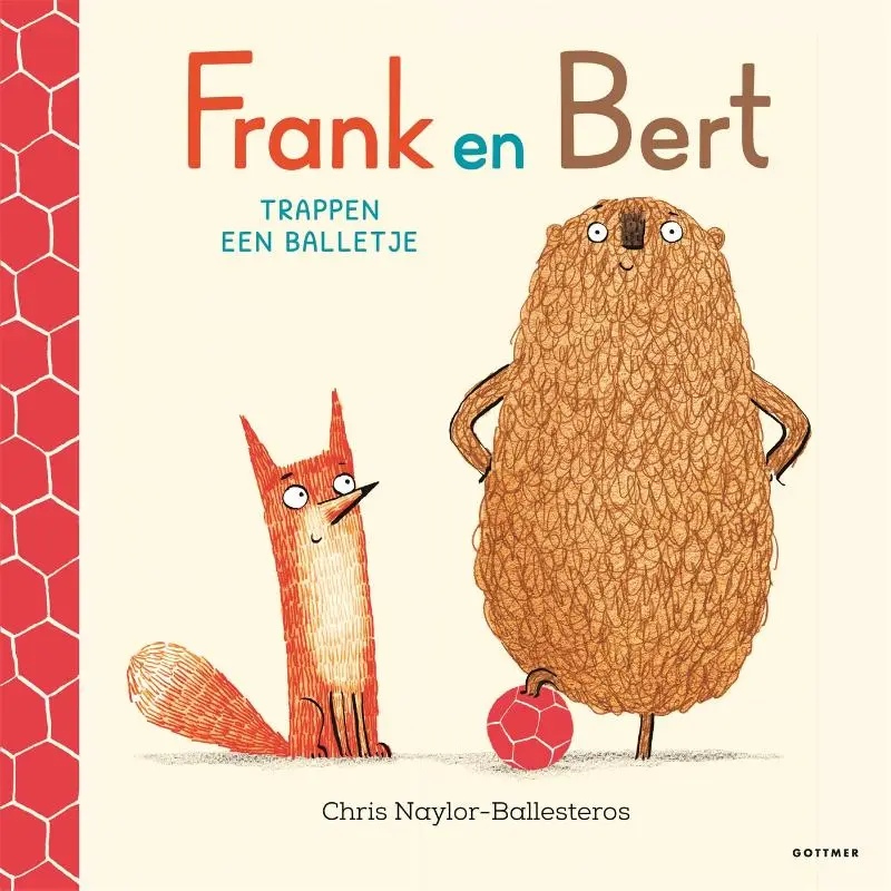 Frank en bert trappen een balletje