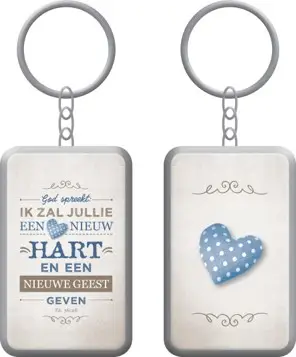 Sleutelhanger hart en geest