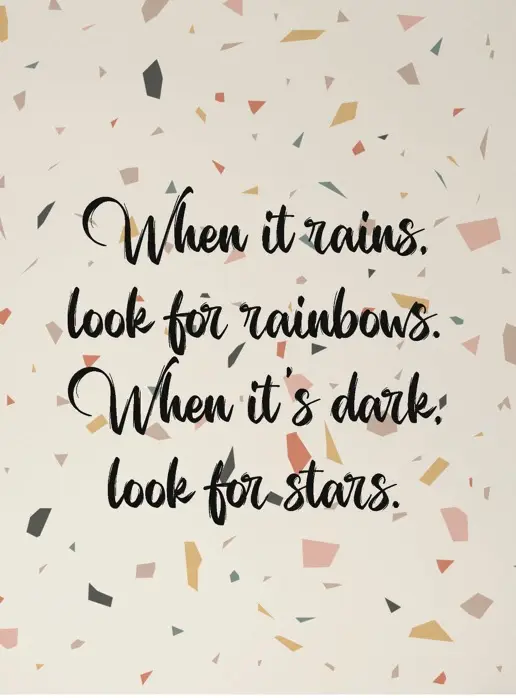 Wenskaart when it rains