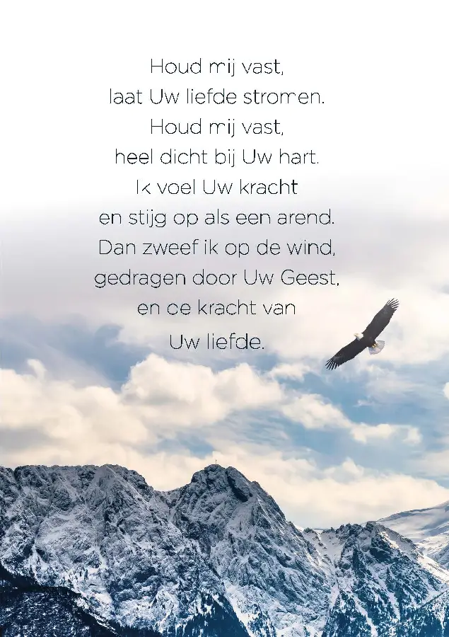 Wenskaart Houd mij vast