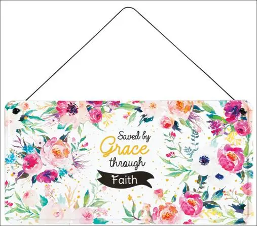 Wandbord Saved By Grace